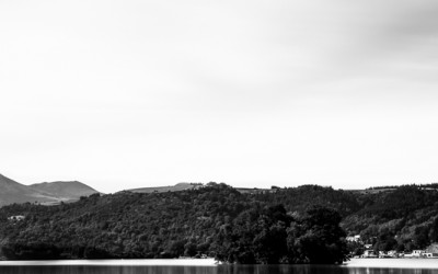 lac chambon noir blanc