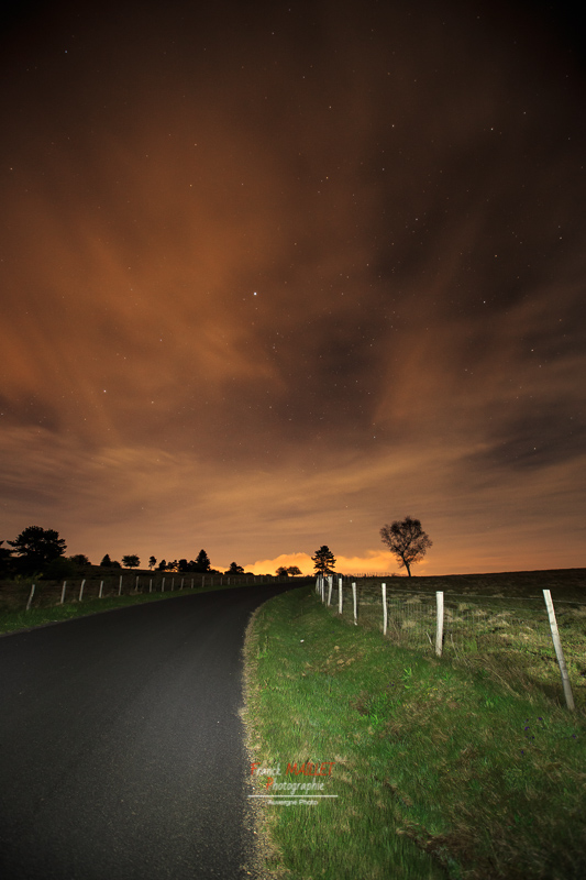 route nuit auvergne
