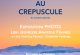 Auvergne au crepuscule affiche ville de clermontferrand